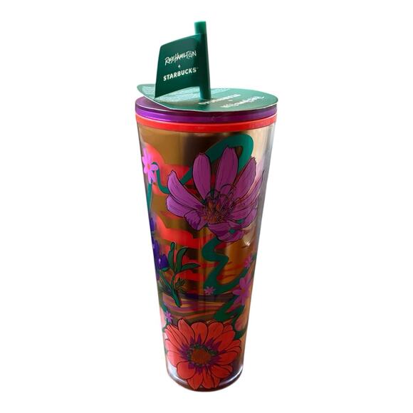 Starbucks Rex Hamilton Limited Edition Tumbler 2024 Texas Wildflowers Edition - Picture 5 of 6